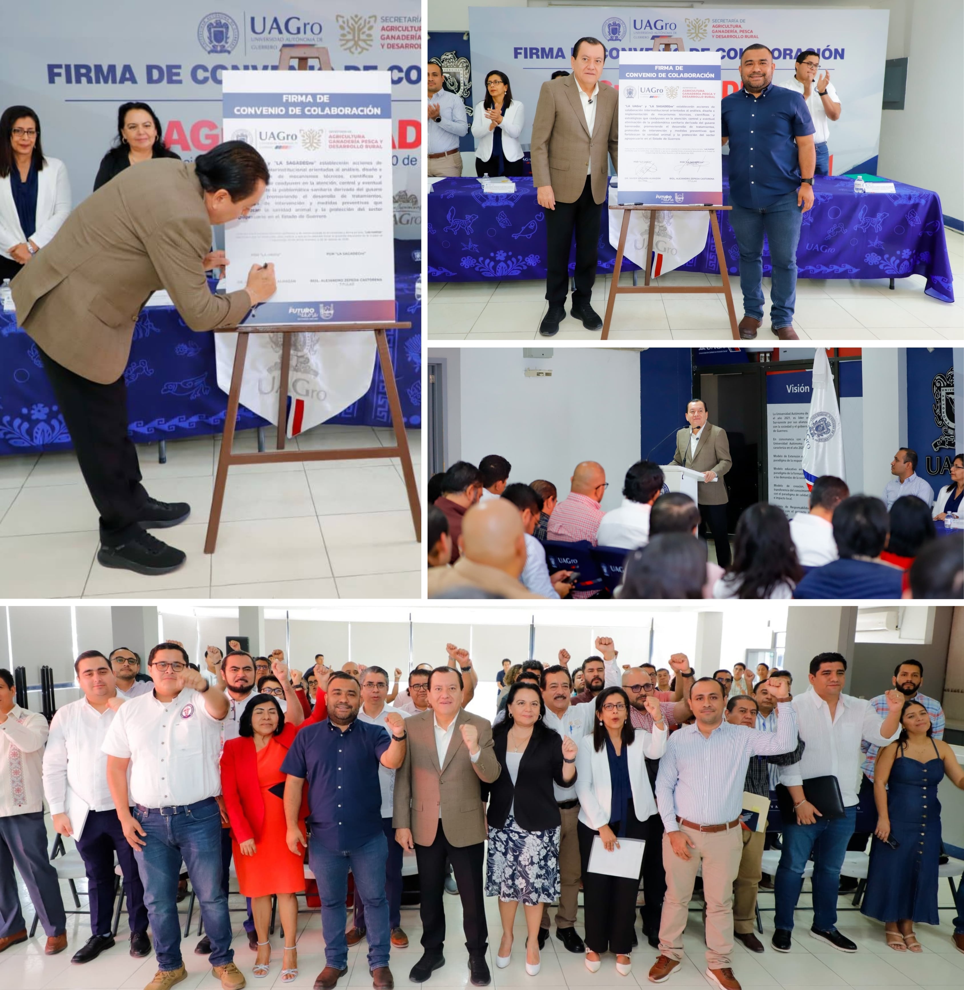 LA UAGRO Y SAGADEGRO FIRMAN CONVENIO COLABORATIVO PARA COMBATIR EL GUSANO BARRENADOR EN GUERRERO